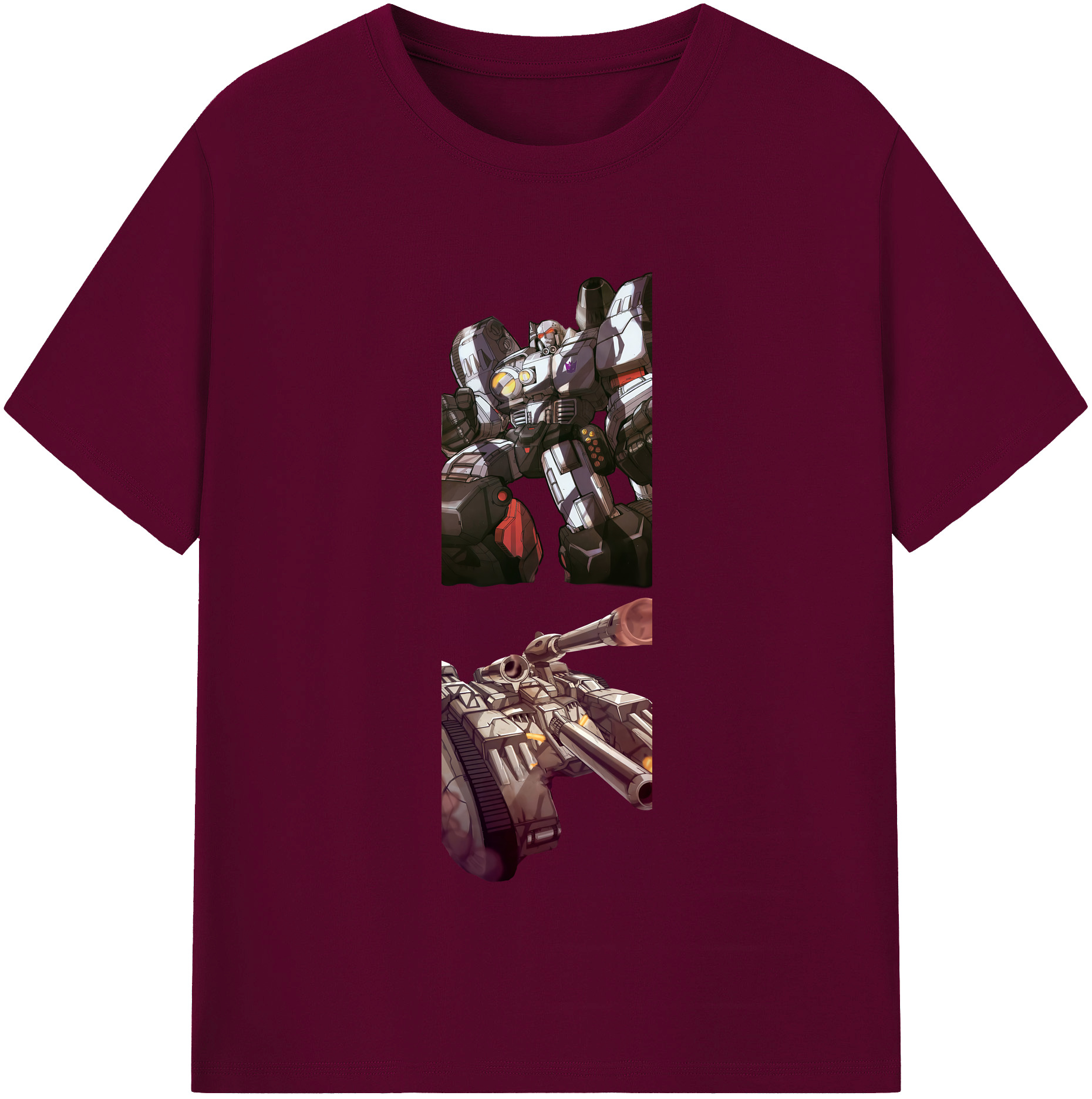 （画像用） Transformers トランスフォーマー レディースカジュアルプリントTシャツ（綿100％）